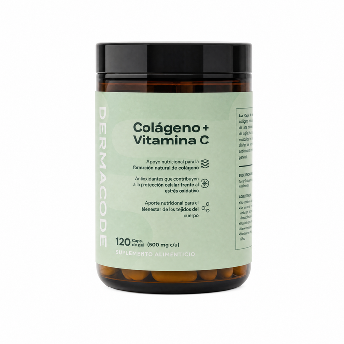 Bote de Colágeno + Vitamina C · Dermacode